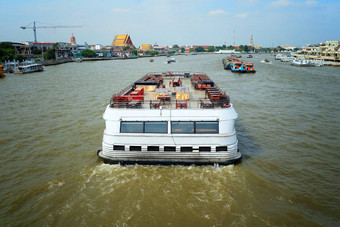 大渡船潮phraya河潮phraya河主要河泰国