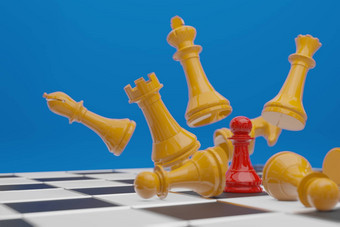 国际象棋董事会游戏业务有<strong>竞争力</strong>的概念复制空间