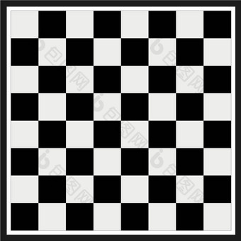空国际象棋董事会国际象棋董事会白色背景平风格