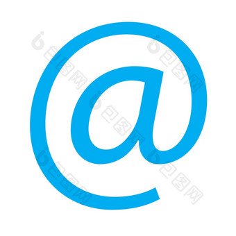 电子邮件网络图标平设计风格电子邮件网络标志电子邮件图标