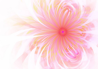 温柔的软分形粉红色的花电脑生成的图像标志设计概念网络打印<strong>海报花背景</strong>