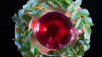 茶时间杯茶有创意的布局使杯芙蓉