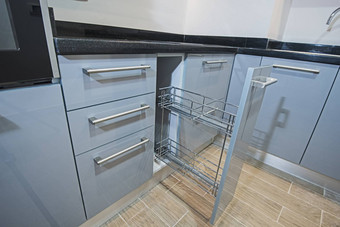 厨房室内设计滑动橱柜细节