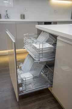 现代厨房橱柜设计奢侈品公寓