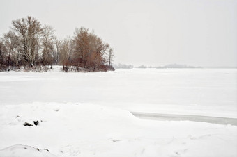 冷雪冬天景观