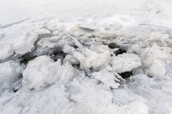 冻第聂伯河河基辅乌克兰冬天