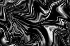 摘要液化波大理石黑色的白色奢侈品大理石模式纹理背景
