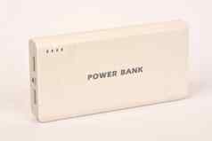 电池权力银行白色背景