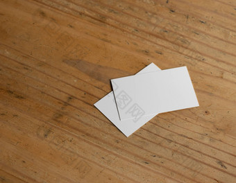 空白业务卡片木surfaceblank业务卡模板木表面