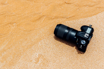 数码<strong>单反相机</strong>相机海滩湿水海波