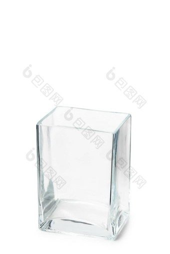 空parallelepipedic水晶花瓶