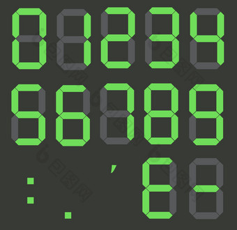 集计算器数字数字电子数据液晶显示器数字