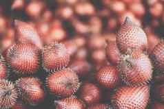 salacca瓦利基亚纳亚洲水果水果市场