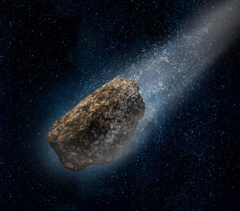 小行星超速行驶向前深空间
