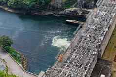 水力发电权力生产普密蓬大坝泰国