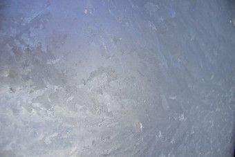 玻璃覆盖冰严重的<strong>霜冻冬天</strong>