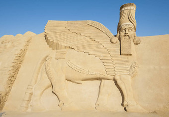大沙子雕塑拉马苏神