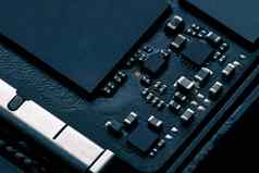 电子芯片组件黑色的印刷电路板印刷电路董事会