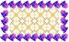 数字纺织设计叶子艺术