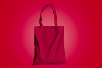 可重用的袋<strong>食品</strong>杂货购物红色的织物<strong>手提</strong>包袋