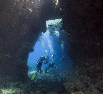 潜水杂项水下洞穴