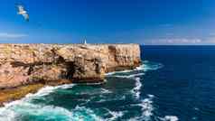 灯塔堡垒sagres葡萄牙欧洲悬崖