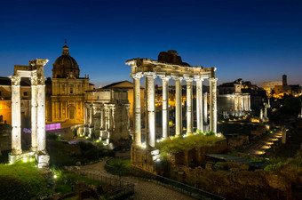 罗马废墟罗马论坛古老的废墟罗马论坛
