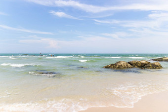 <strong>风</strong>景视图<strong>大气</strong>美丽的沙子海颜色天空海滩泰国