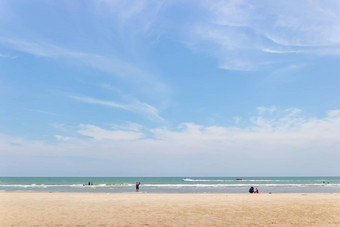 <strong>风</strong>景视图<strong>大气</strong>美丽的沙子海颜色天空海滩泰国