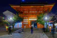 主要门yasaka神社《京都议定书》