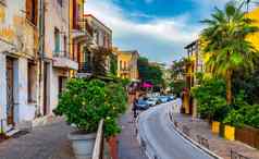 街小镇有关克里特岛希腊迷人的街