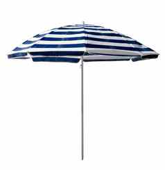 海滩伞蓝白色条纹