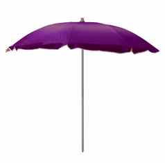 海滩伞紫罗兰色的
