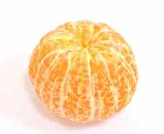 橙色普通话橘子水果孤立的白色背景