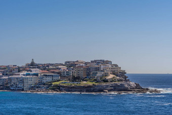 土地结束北海岸邦迪海滩悉尼澳大利亚