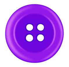 塑料按钮孤立的紫罗兰色的