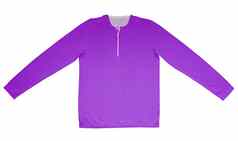 温暖的衬衫长袖子紫色的