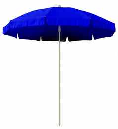 海滩伞蓝色的
