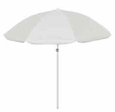 海滩伞白色