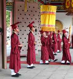 孔子仪式高雄孔子寺庙