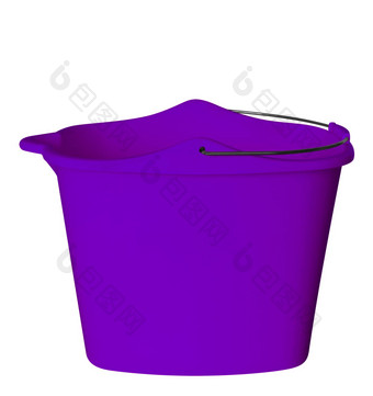 <strong>塑料桶</strong>紫罗兰色的