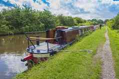 narrowboat英国运河农村设置