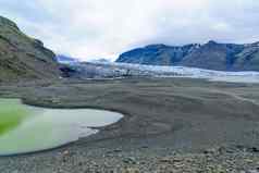 斯卡夫塔山冰川 -冰川南冰岛