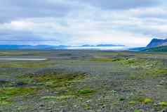 斯卡夫塔山冰川 -冰川南冰岛