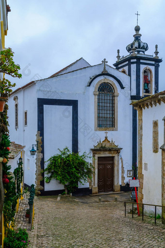 圣诞节点缀为什么佩德罗教堂obidos