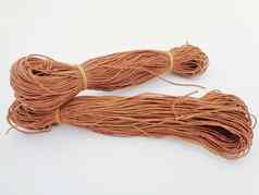 纹理绳子自然背景美丽的绳子工艺