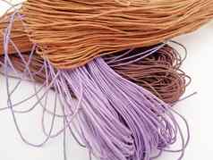 纹理绳子自然背景美丽的绳子工艺