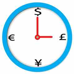 时间钱标志时间钱白色背景