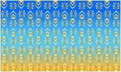 数字纺织设计黄金叶子艺术
