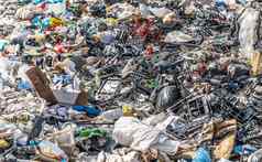 市政浪费垃圾填埋场环境污染生态灾难